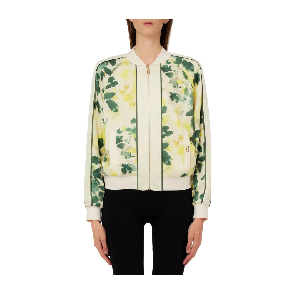 Liu Jo Women's Multicolor Floral Print Bomber Jacket