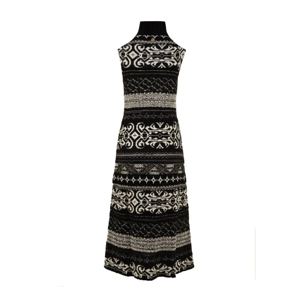 Akep Zwarte Jurk Model Vskd07128 02 Black Dames