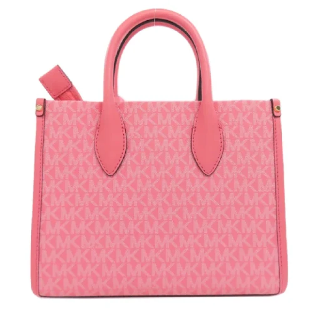 Michael Kors Pre-owned Canvas handbags Pink Dames