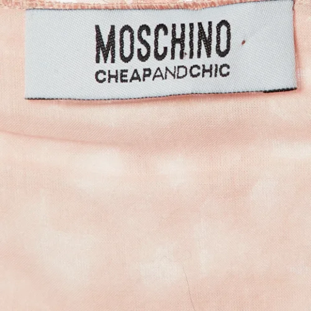 Moschino Pre-Owned Pre-owned Polyester dresses Pink Dames