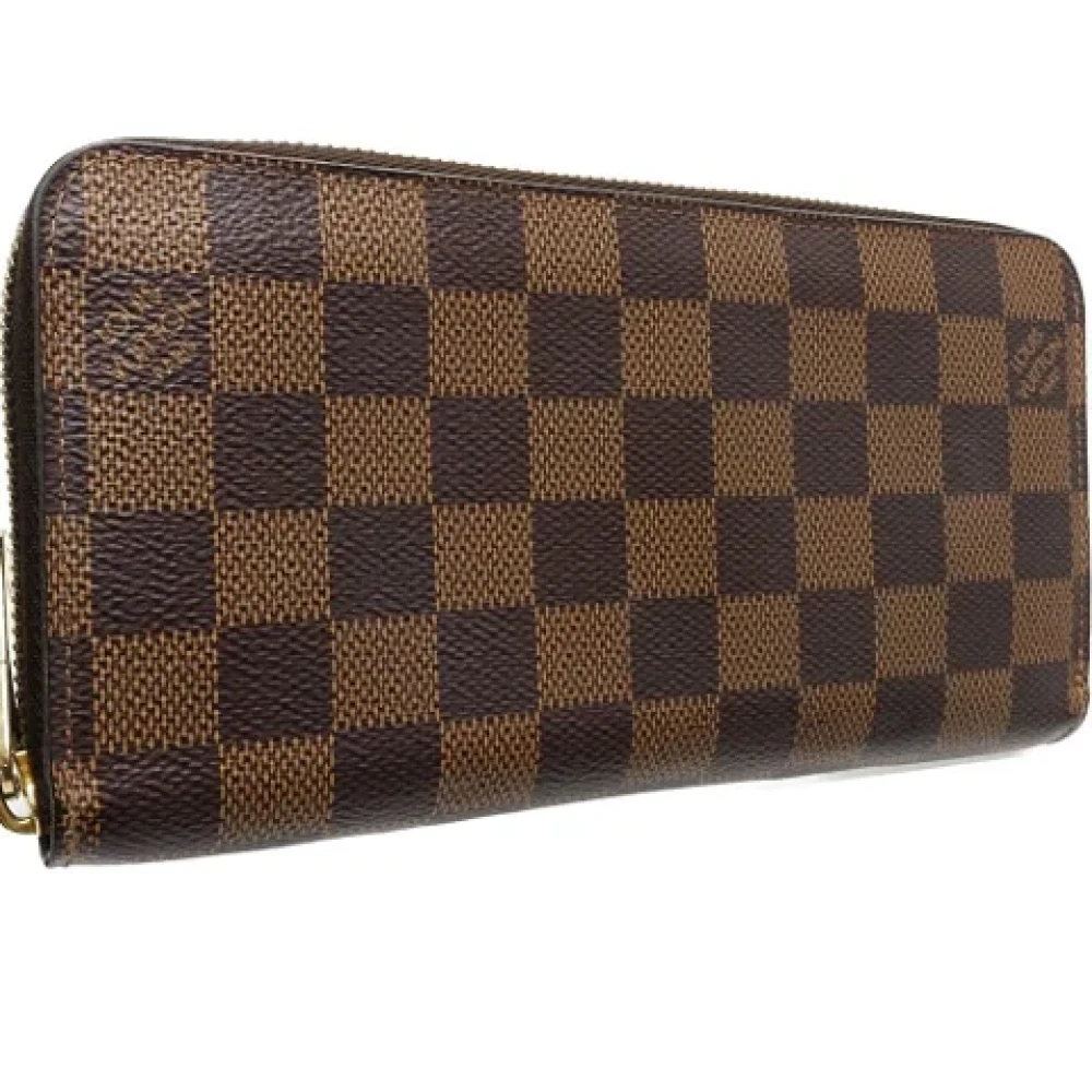 Louis Vuitton Vintage Pre-owned Canvas wallets Brown Dames