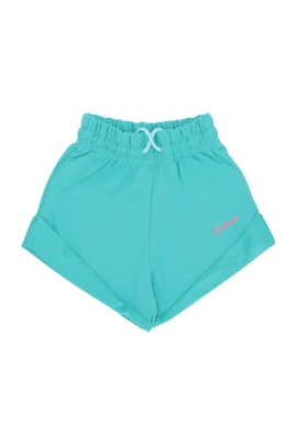 Logo Korta Byxor Mint/Fuchsia
