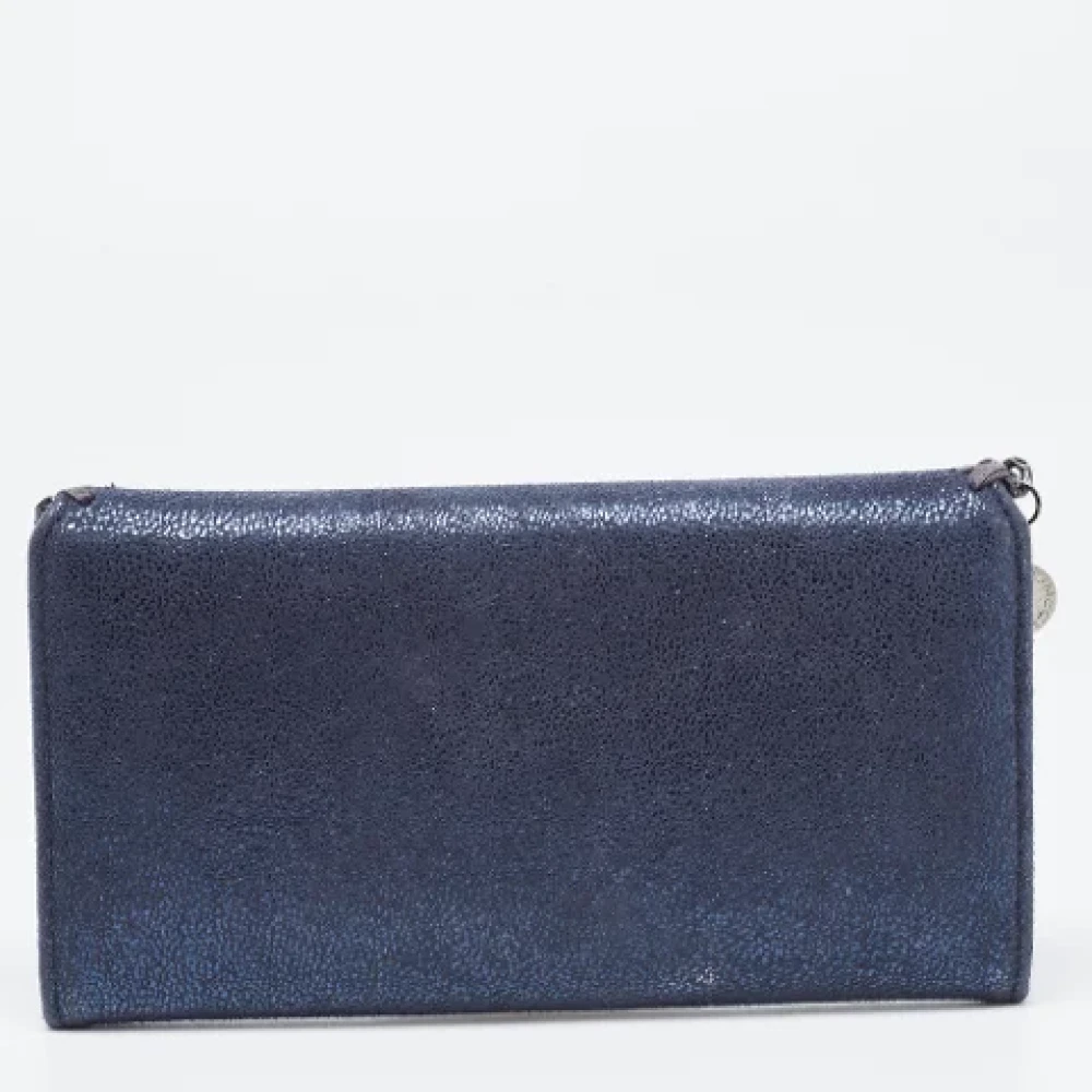 Stella McCartney Pre-owned Canvas wallets Blue Dames