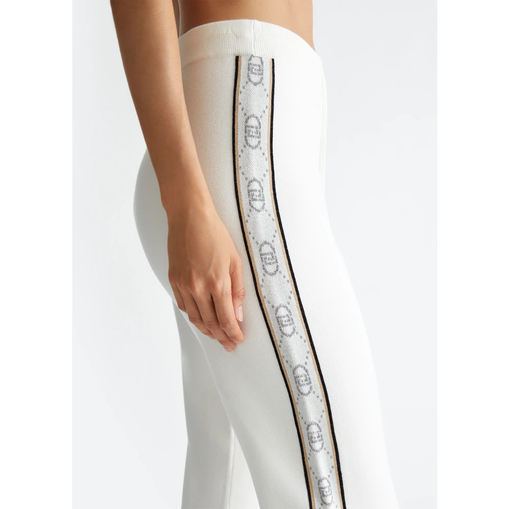 Liu Jo Gebreide Joggingbroek White Dames