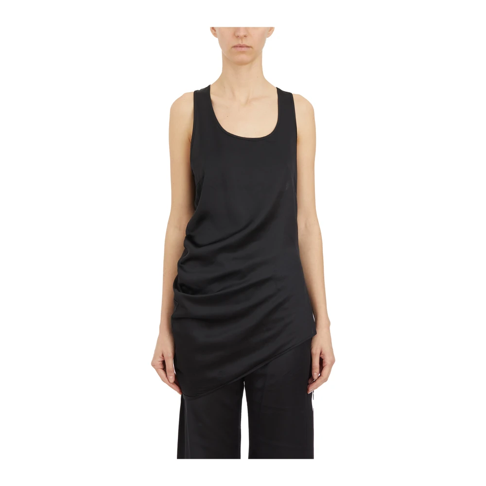 Andrea Ya aqov Viscose Tanktop Black Dames