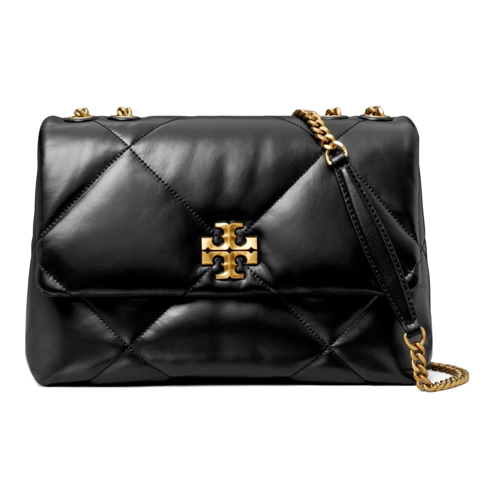 TORY BURCH Diamant Quilt Convertible Crossbody Tas Black Dames