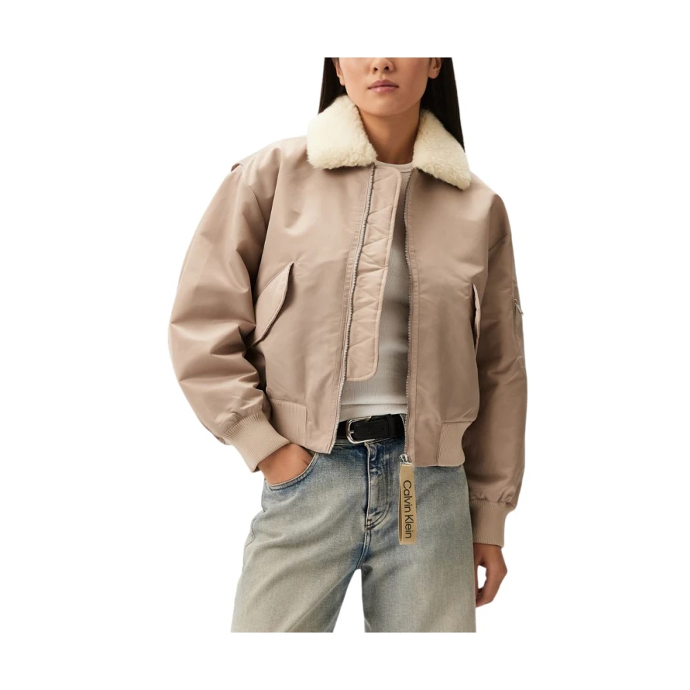 Jackets > Faux Fur & Shearling Jackets - - Calvin Klein Jeans - Modalova