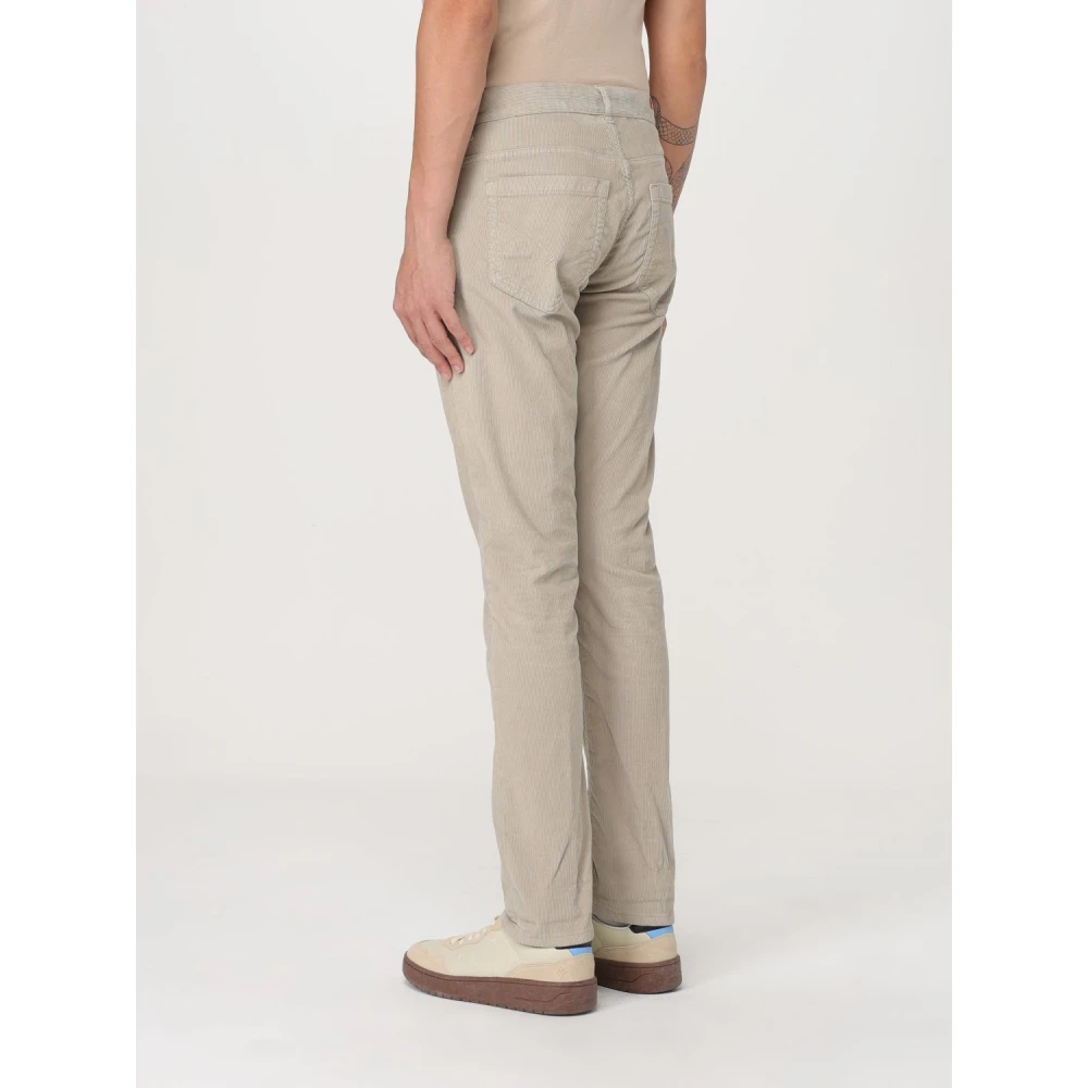 Dondup Fluwelen George Broek Beige Heren