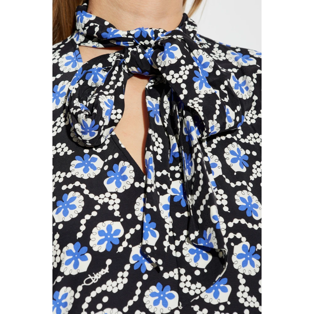 Diane Von Furstenberg Jurk Ami Blue Dames