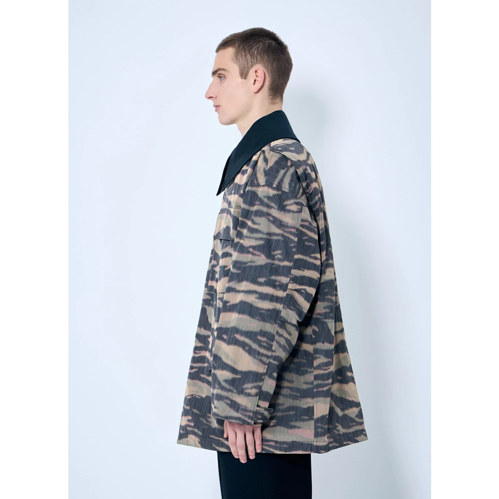 Jil Sander Camo Field Jacket Multicolor Heren