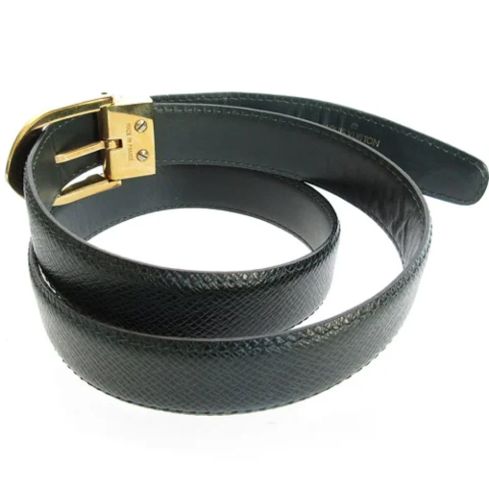 Louis Vuitton Vintage Pre-owned Metal belts Black Heren