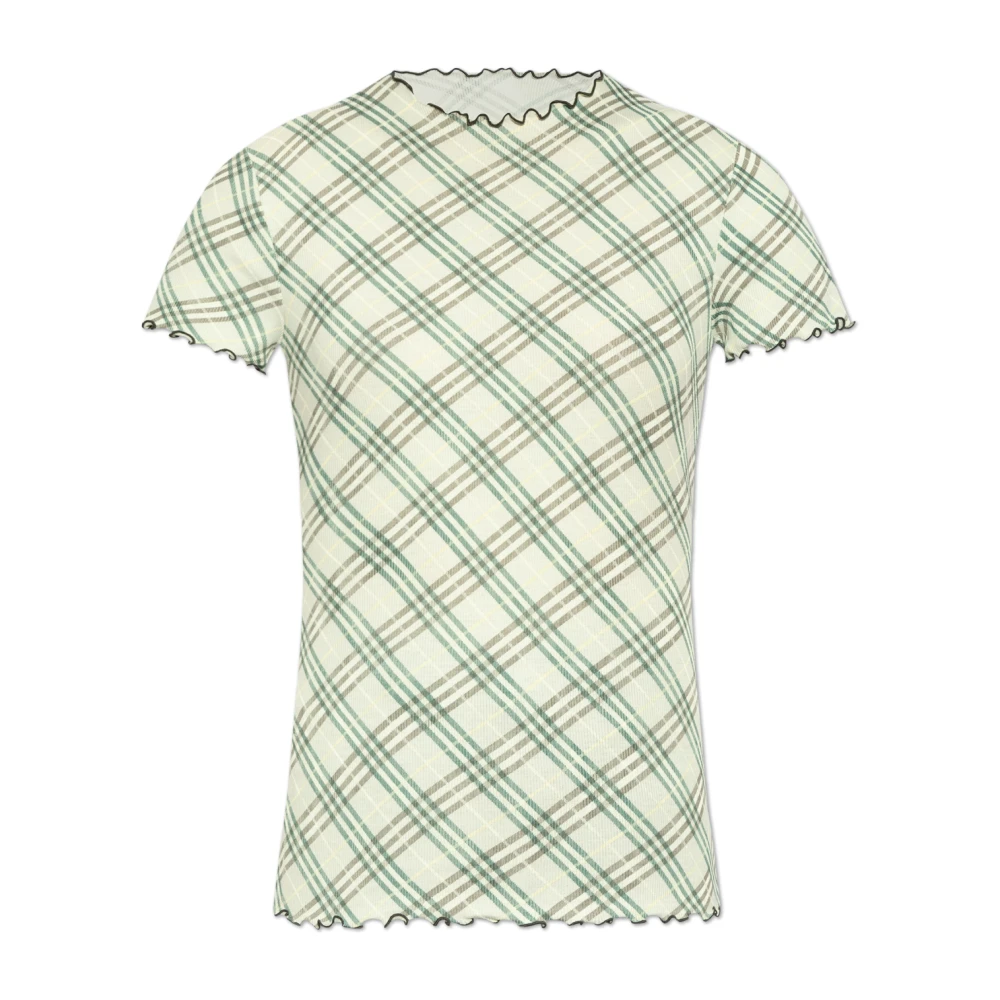 Burberry Top met ruitpatroon Green Dames