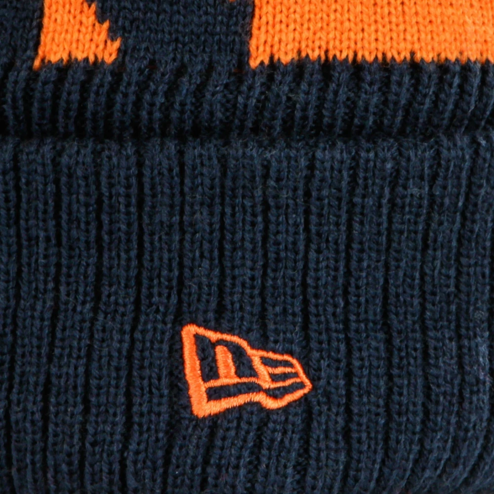 new era NFL Pom Hat Field Sport Knit Black Heren