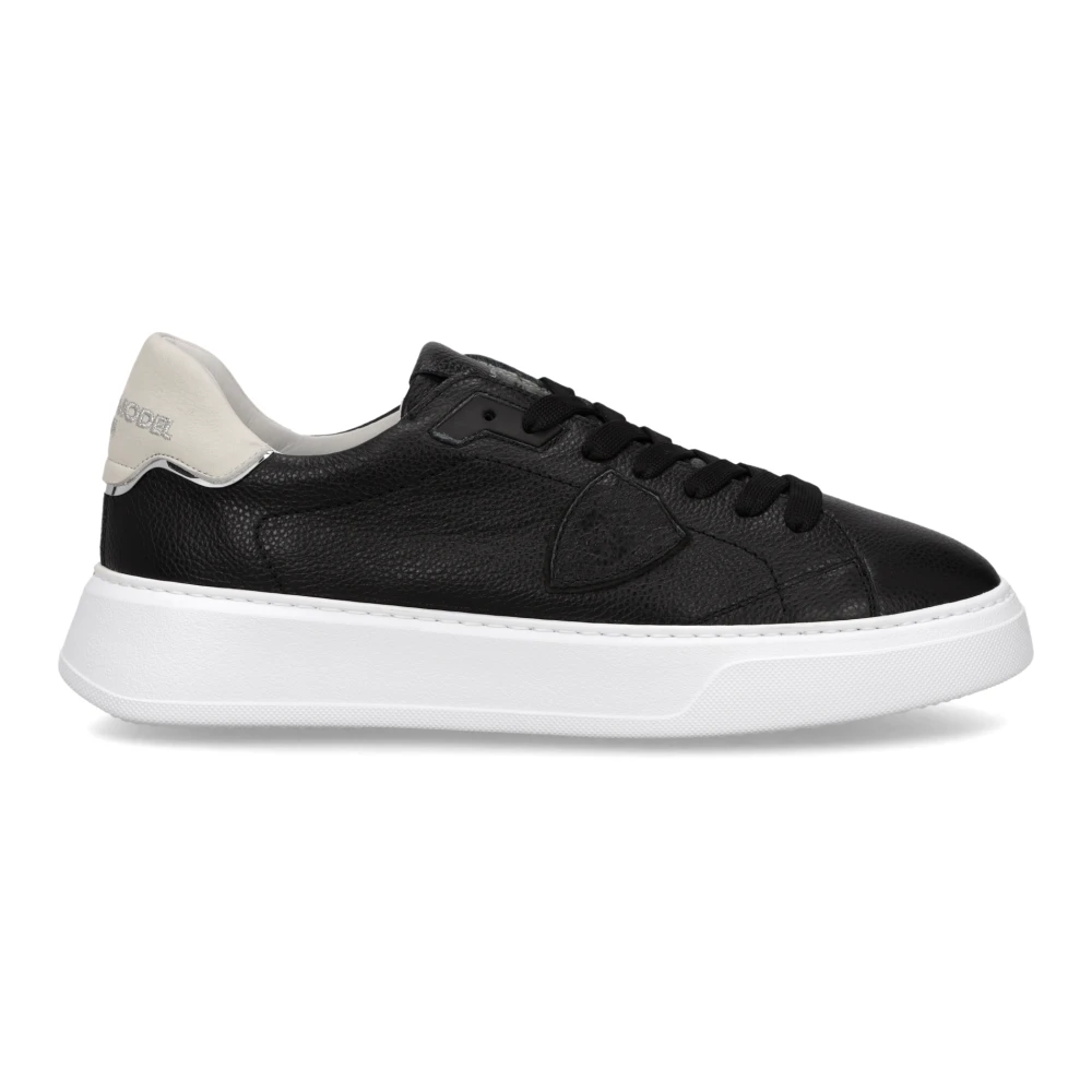 Philippe Model Temple Tennis Heren Schoenen Zwart