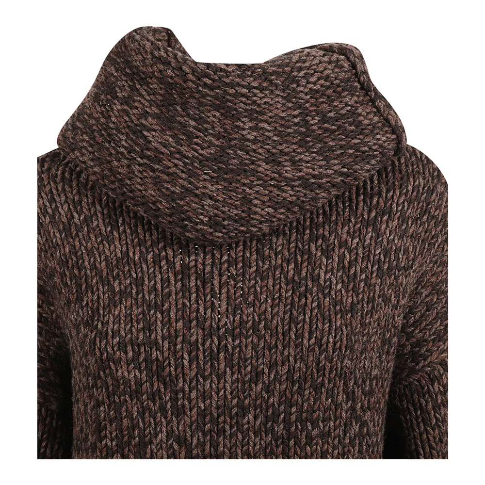 alexander mcqueen Hood Jumper Sweaters Brown Dames