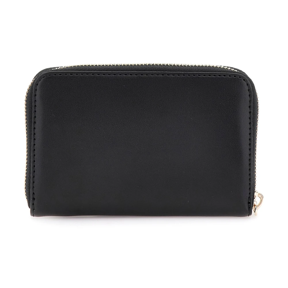 Guess Laurel Small Zip Portemonnee Zwart Black Dames