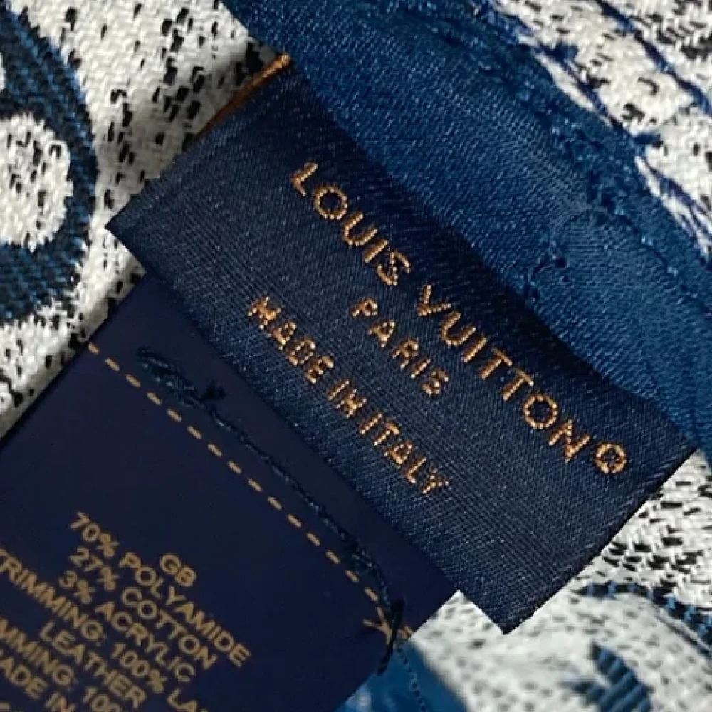 Louis Vuitton Vintage Pre-owned Cotton hats Blue Dames