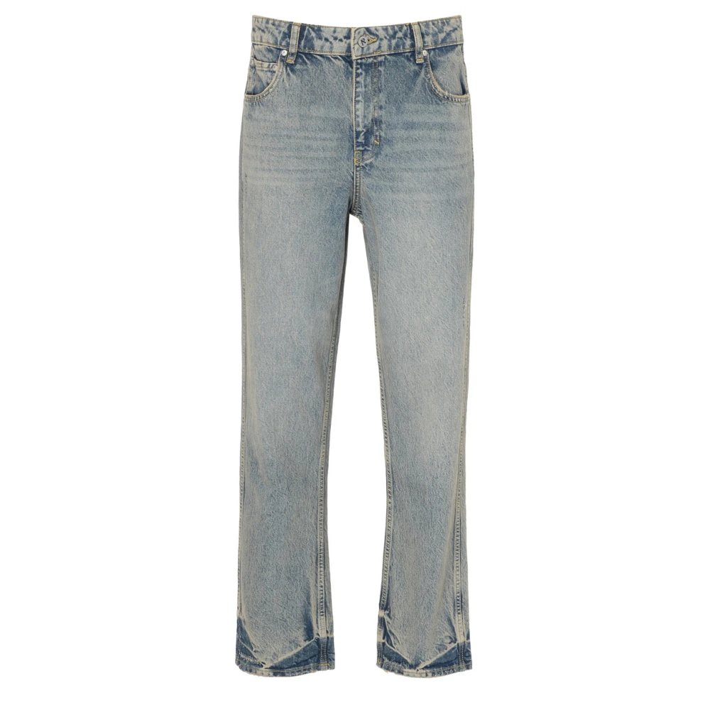 Represent Straight Leg Denim Jeans Blue Heren