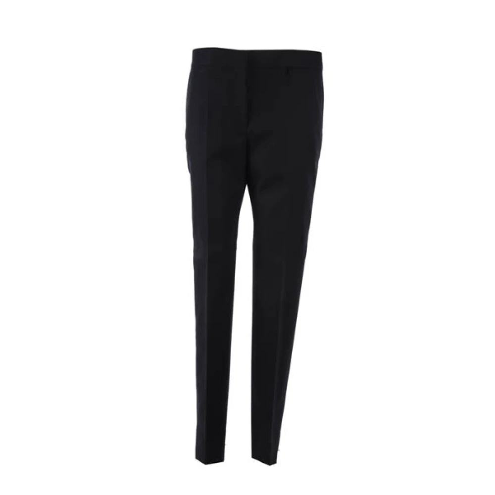 Givenchy Taps toelopende katoenen broek Black Dames