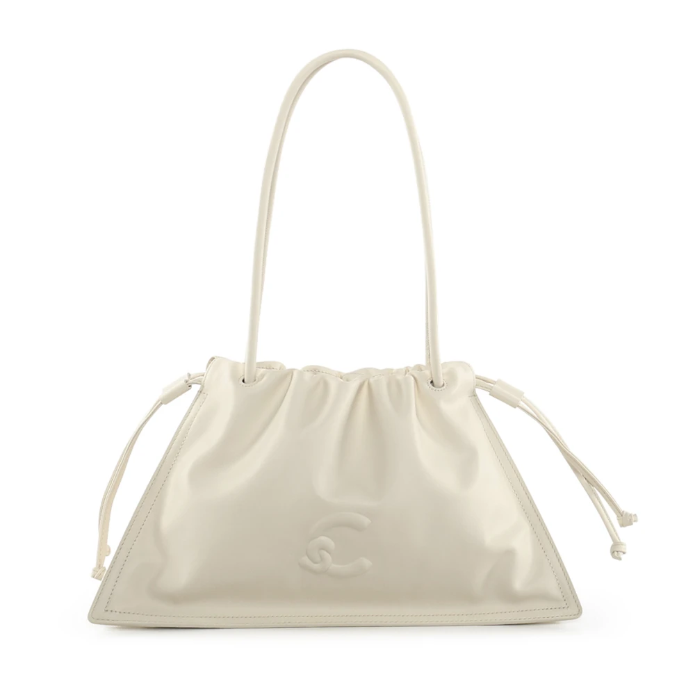 Coccinelle Women's White Bucket Bags, One Size, Shoulder Bags