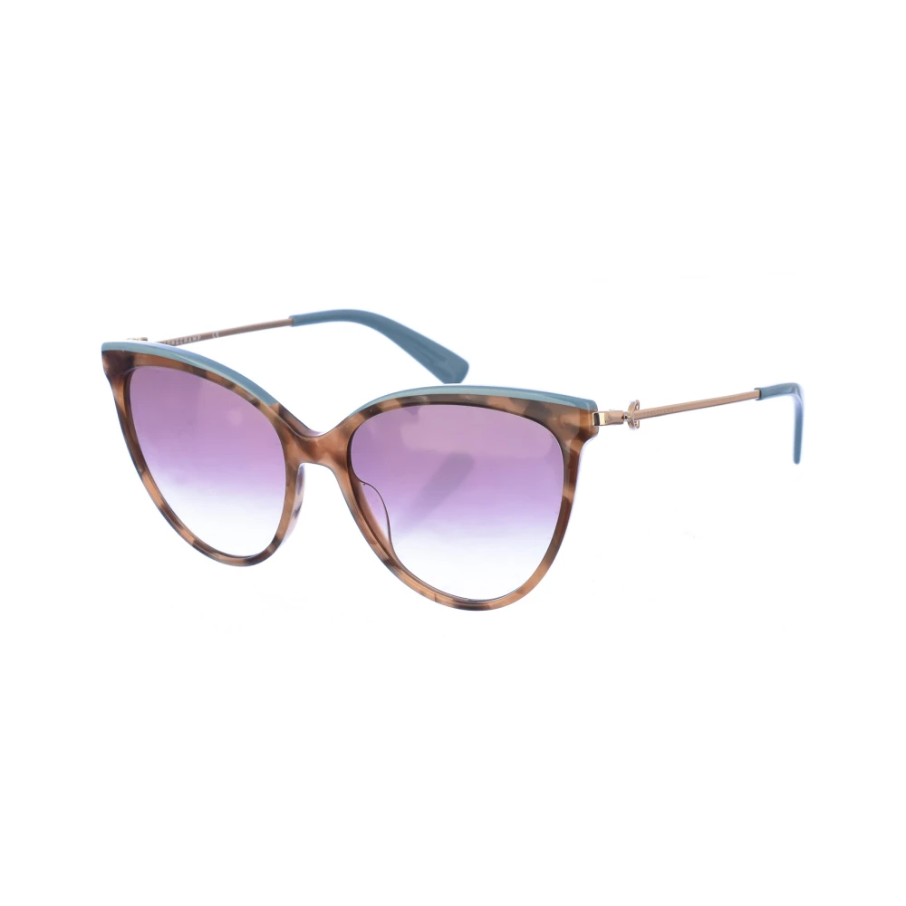 Longchamp Women's Brown Sunglasses, One Size, Metal Frame Oval Sunglasses