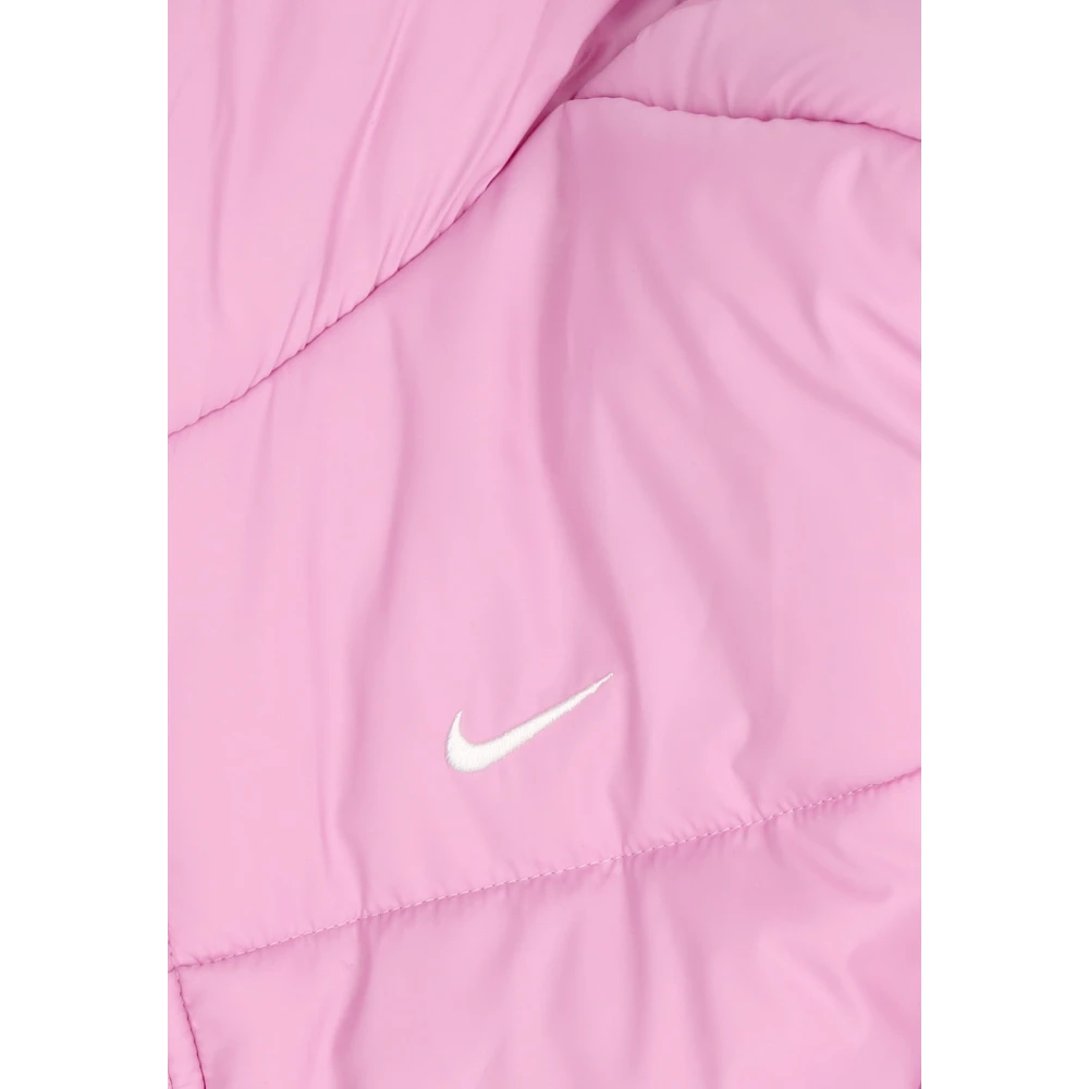 Nike Roze Pufferjas met Therma-Fit Isolatie Pink Dames