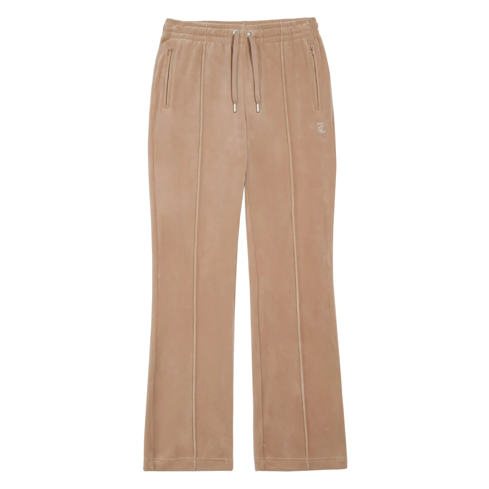 Juicy Couture Diamanten Trackpants voor Vrouwen Beige Dames