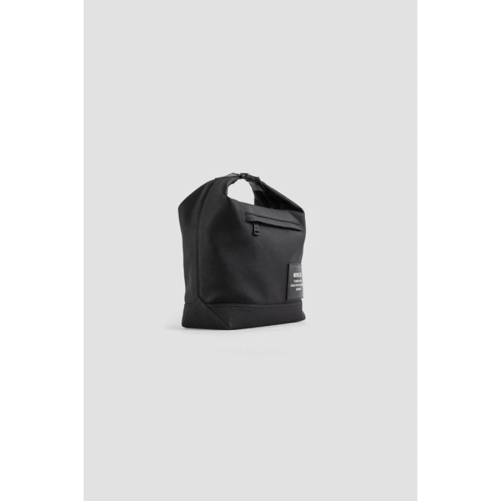 Moncler Nakoa Zwarte Tas met Gesp Sluiting Black Dames