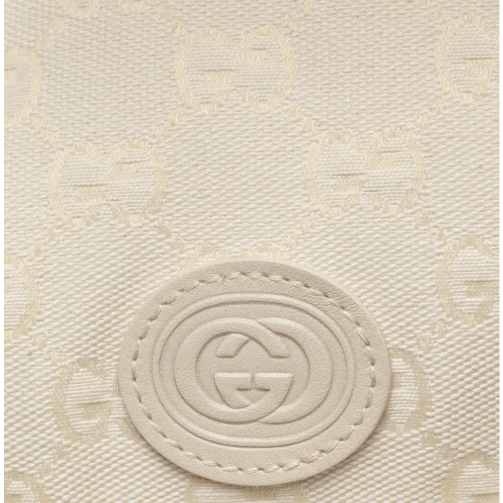 Gucci GG-patroon canvas puffer vest White Dames