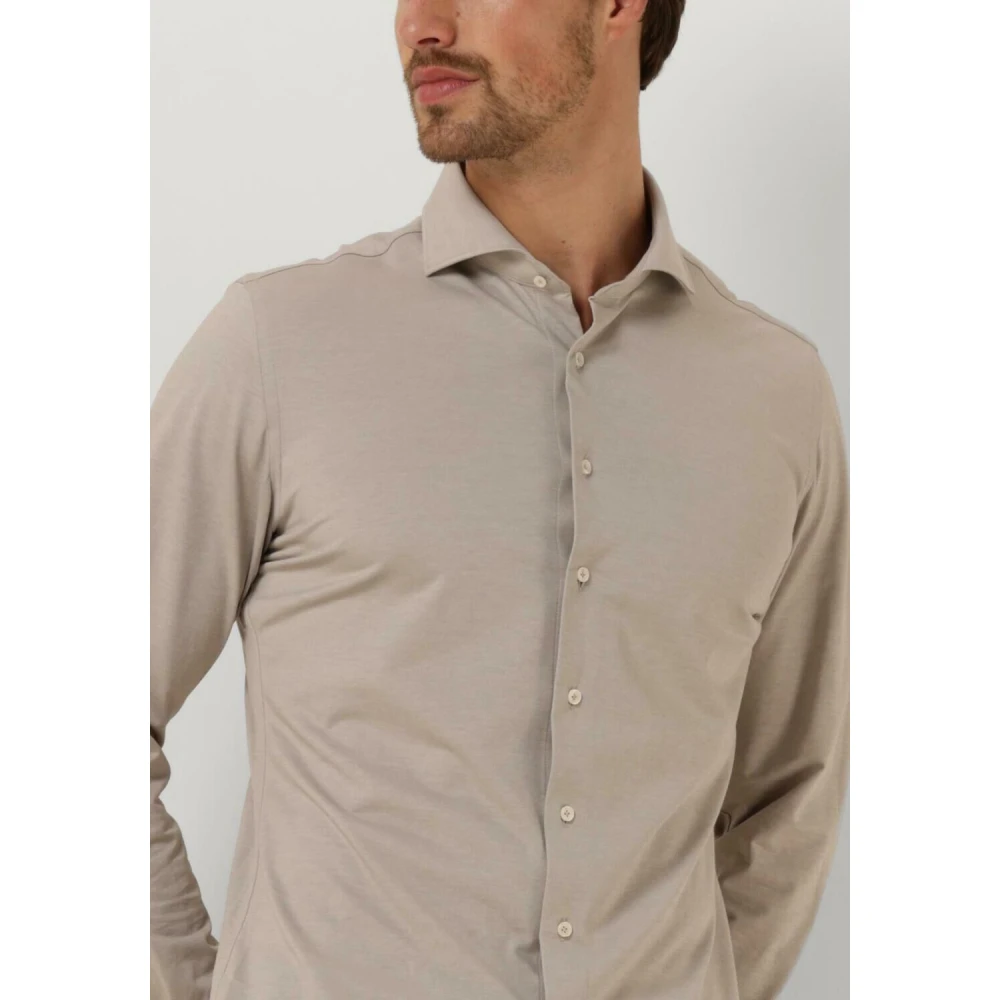 Profuomo Beige X-Cutaway Shirt voor Heren Beige Heren