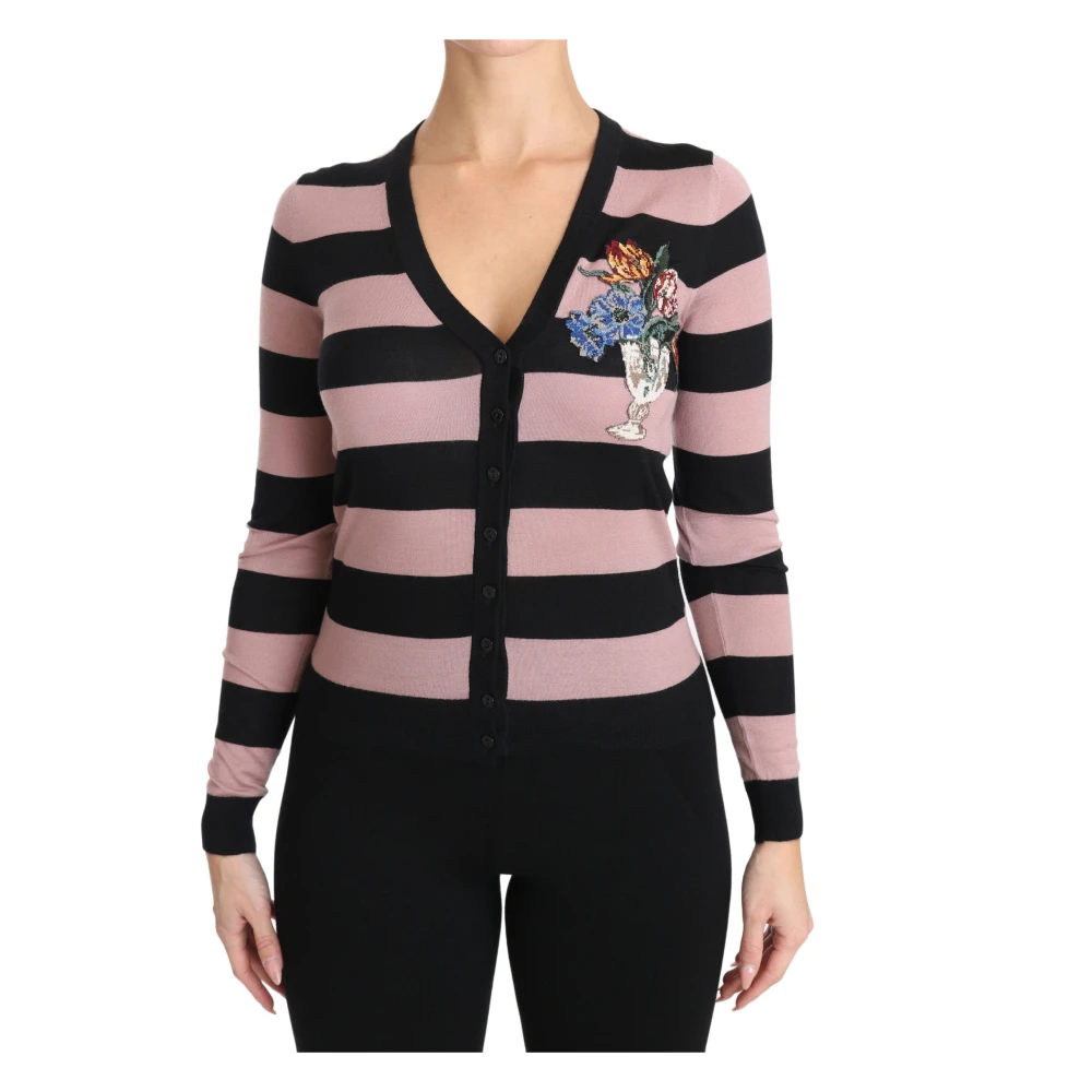 Dolce & Gabbana Women's Multicolor Cashmere Knitwear, 2XS, Cashmere Cardigan