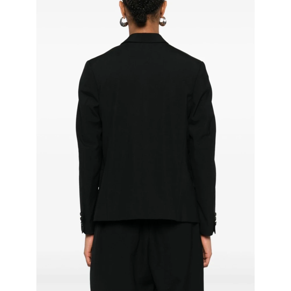 Comme des Garçons Zwarte Jas voor Stijlvolle Look Black Dames
