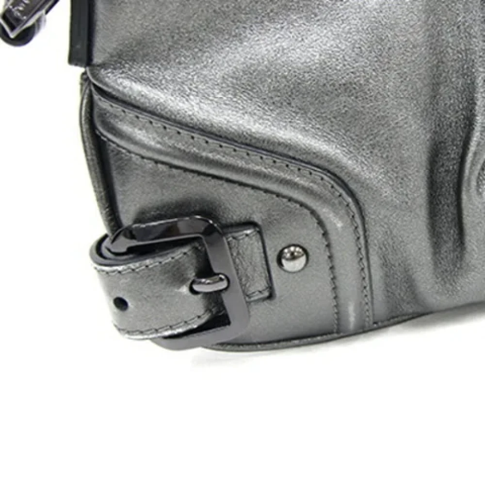 Burberry Vintage Pre-owned Fabric handbags Gray Dames