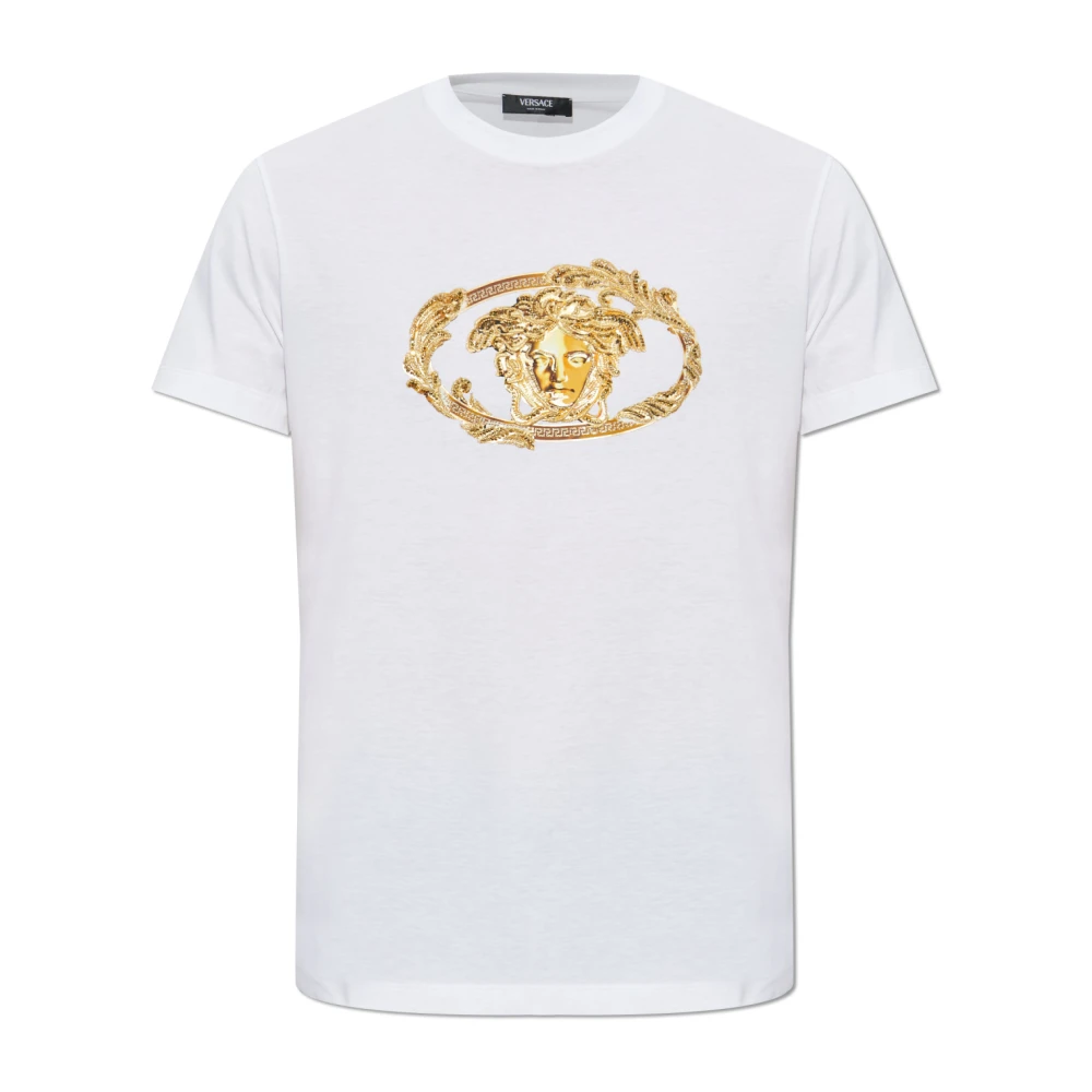 Versace Uomo Bianco Top, L, New,