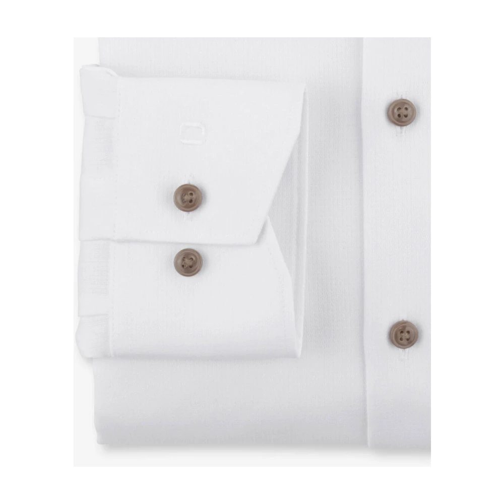 Olymp Klassiek Overhemd White Heren