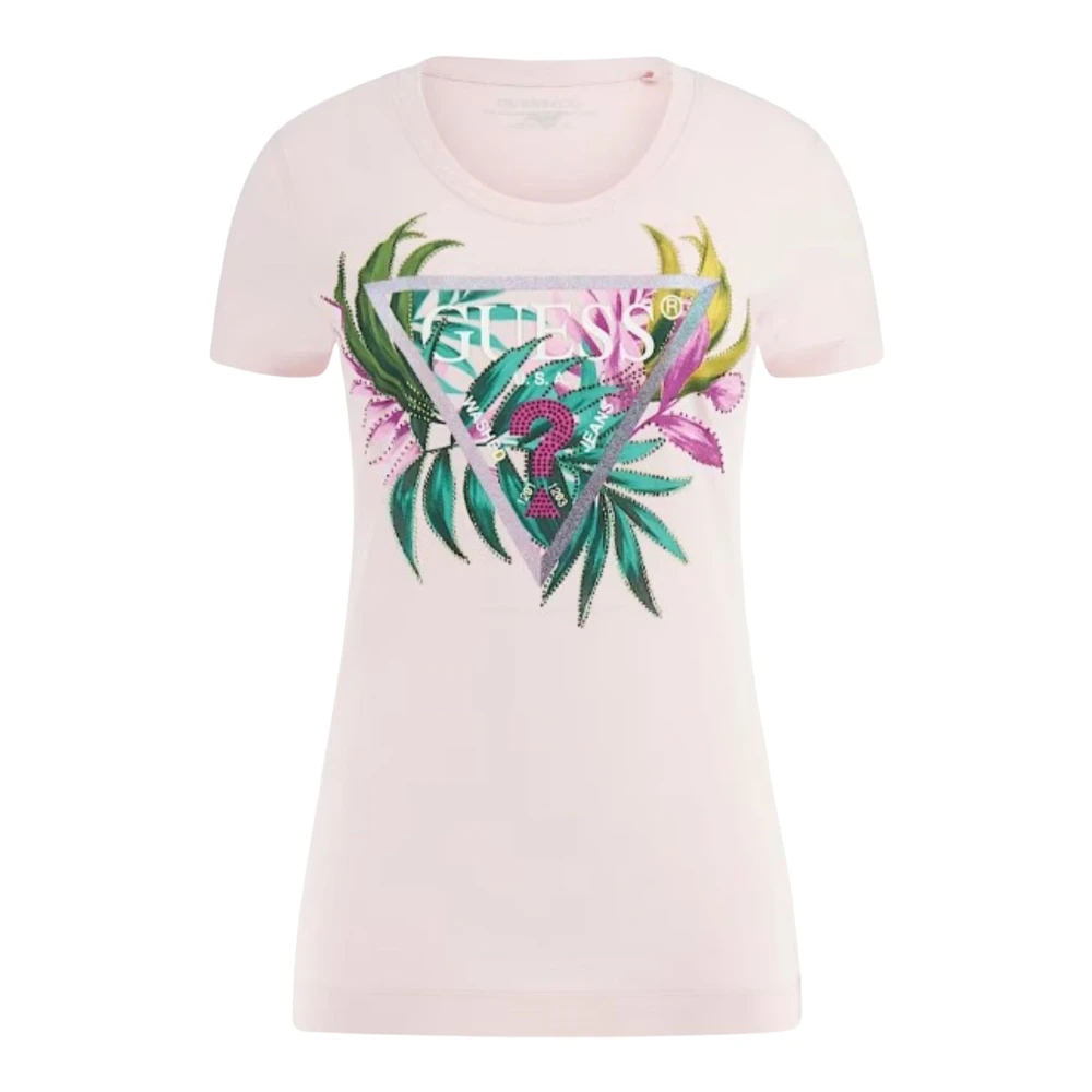 Guess - Tops > T-Shirts - Pink - Guess - Modalova