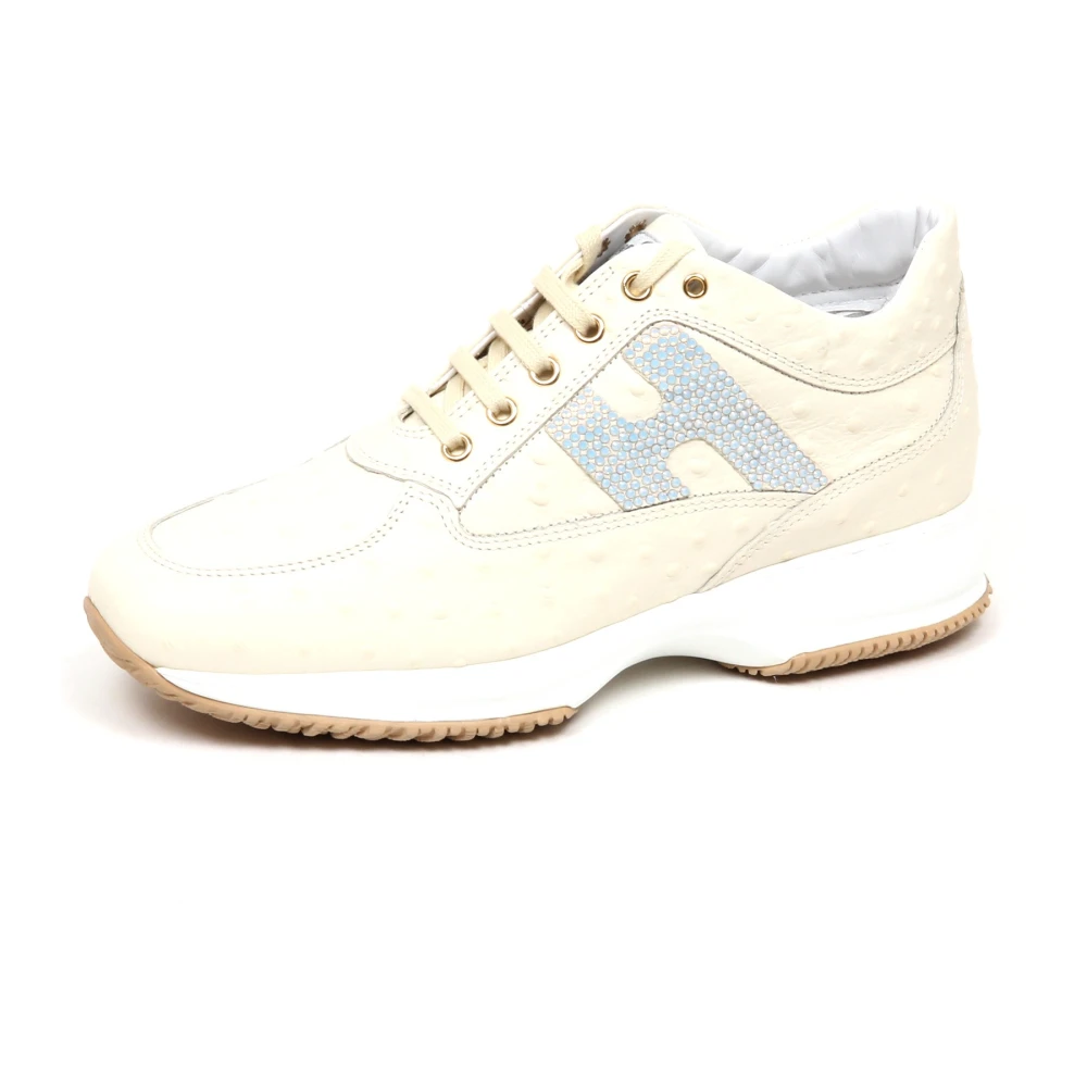 Hogan Women's Beige Sneakers, 7 Uk, Interactive Trainers