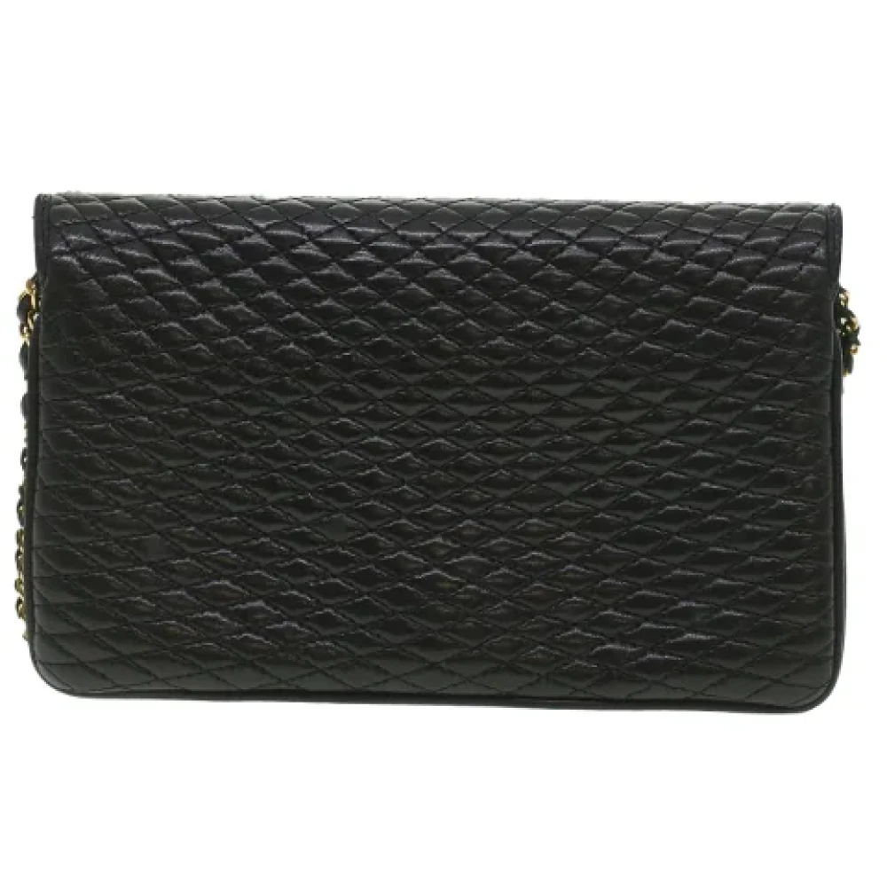 Bally Pre-owned Leather shoulder-bags Black Dames