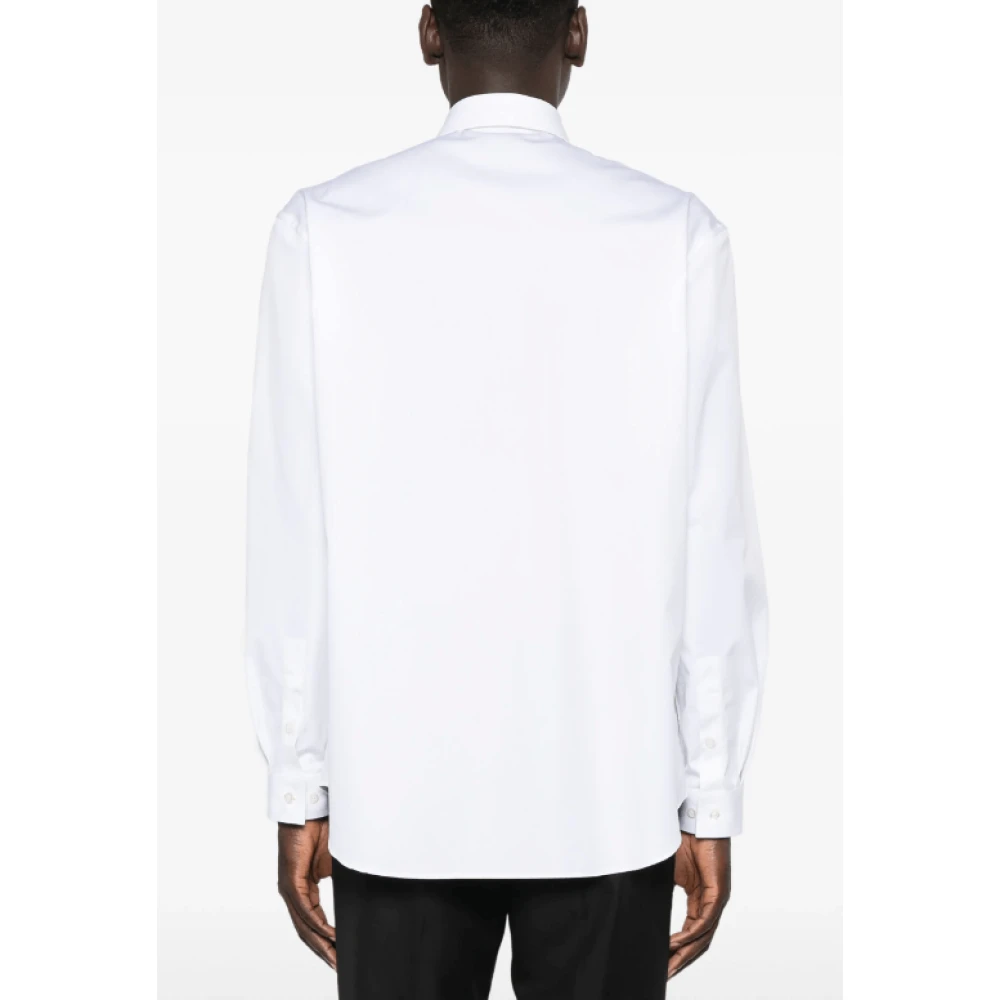 Gucci Wit Katoenen Logo Shirt White Heren