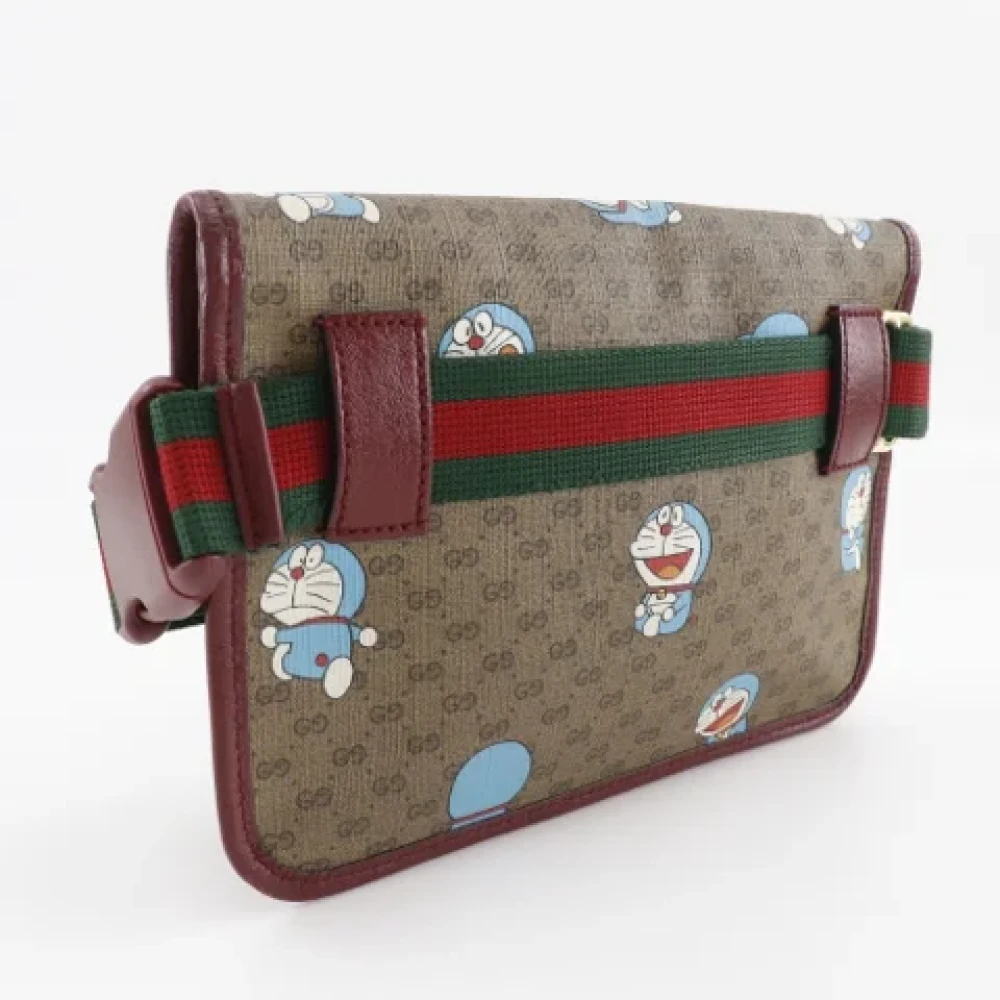 Gucci Vintage Pre-owned Canvas gucci-bags Brown Dames