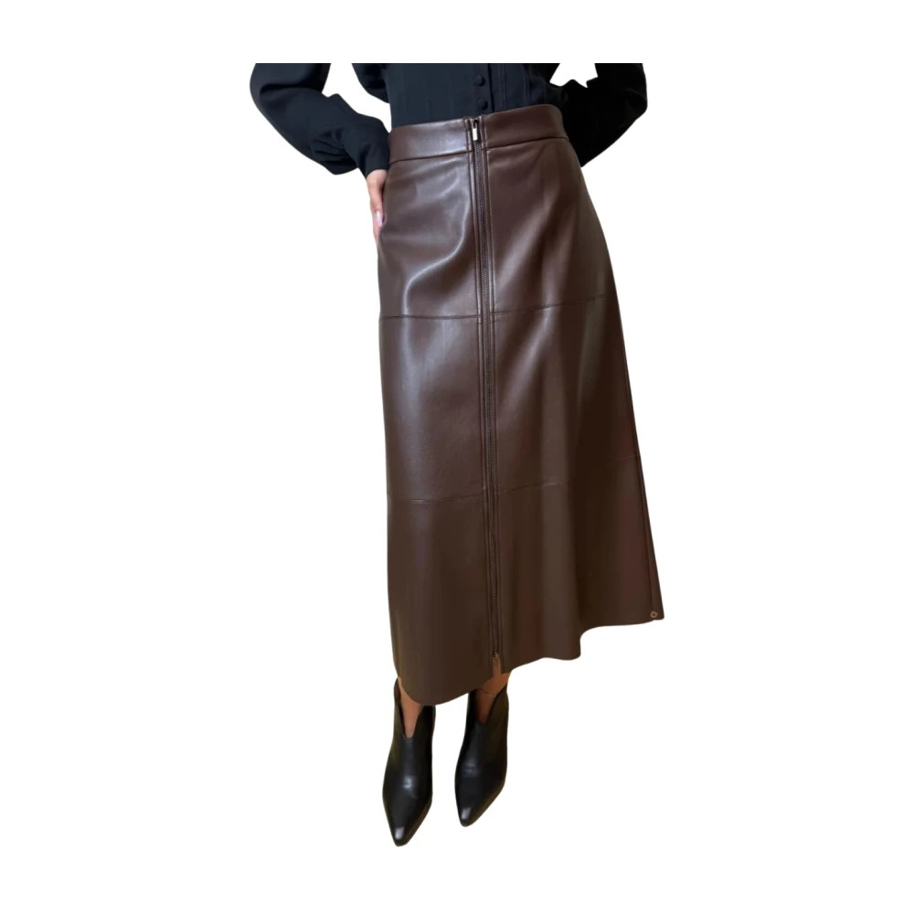 Pennyblack Stijlvolle Vespa Rok Brown Dames