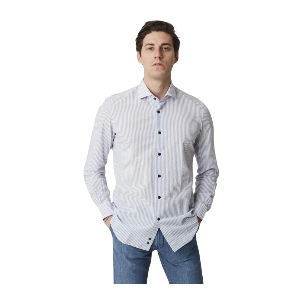 Mazzarelli Casual Shirts Multicolor Heren