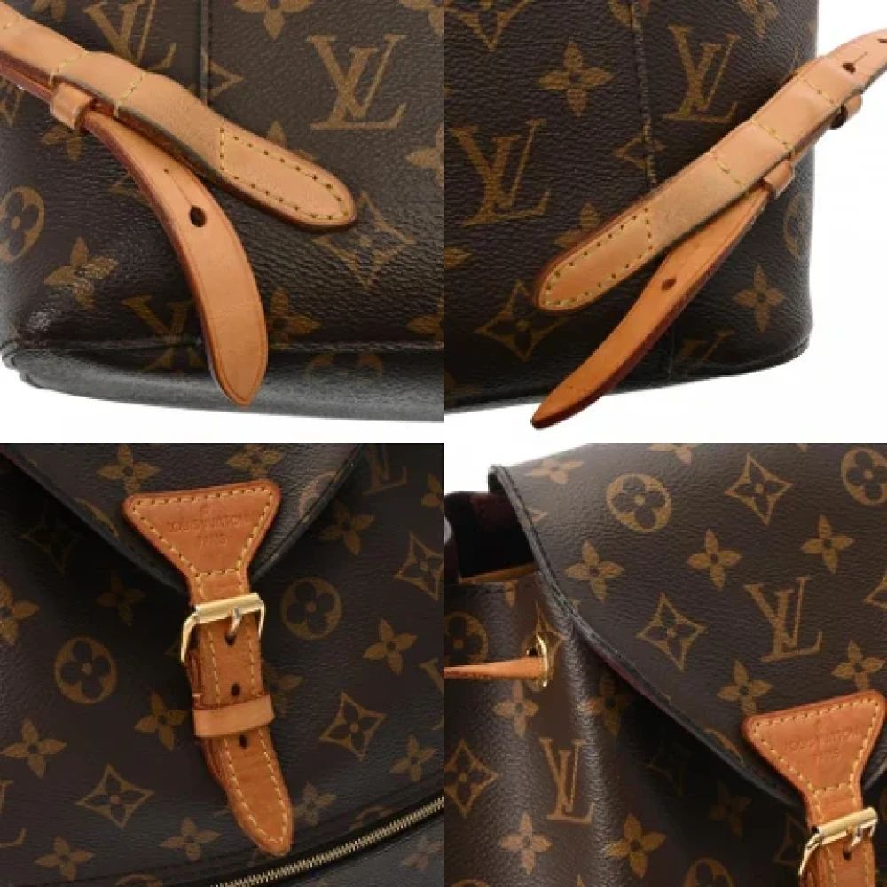 Louis Vuitton Vintage Pre-owned Fabric backpacks Brown Dames