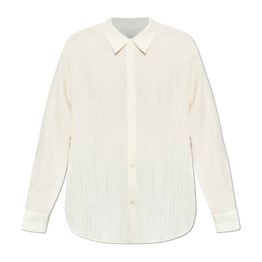 Studio Nicholson Beige View Shirt - Male - Casual Shirts - L - Shirts