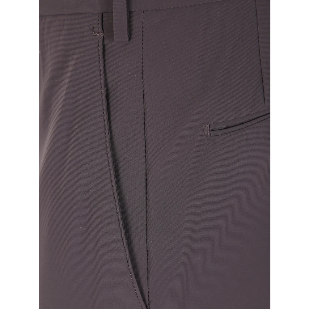 Pt01 Slim Fit Stijlvolle Broek Brown Heren