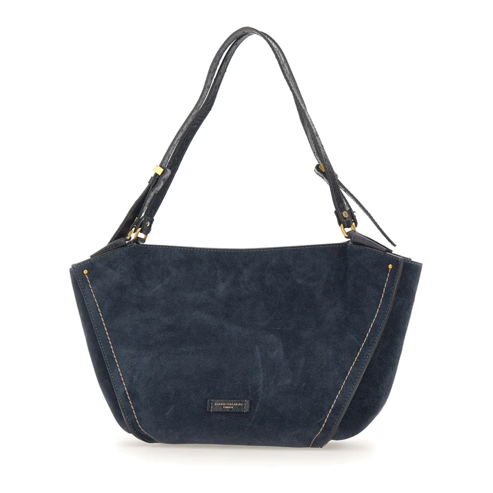 Gianni Chiarini Women's Blue Shopping Bags, One Size, Bloom Shoulder Bag