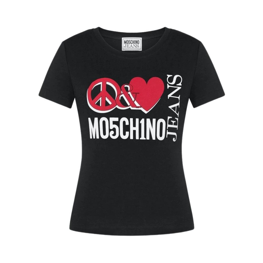 Moschino Stijlvolle T-shirt Black Dames