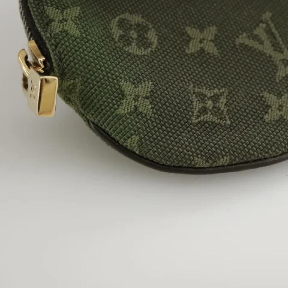Louis Vuitton Vintage Pre-owned Canvas wallets Green Dames