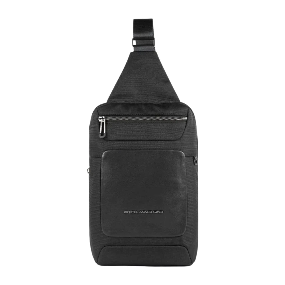 Piquadro Men's Black Laptop Backpack