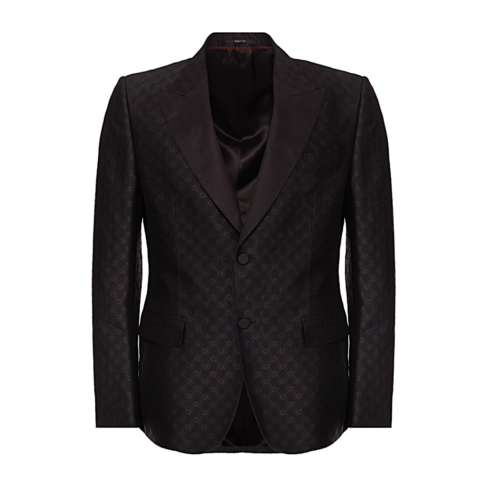 Gucci Stijlvolle Jas voor Mannen Black Heren